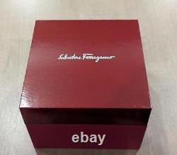 $1245 Mens Salvatore Ferragamo SLX GMT Rose Goldtone Stainless Steel Watch