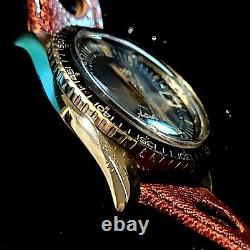 1960s Vintage Rare Nivada Gretchen Antarctic GMT Diver Automatic Watch