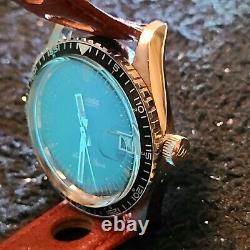 1960s Vintage Rare Nivada Gretchen Antarctic GMT Diver Automatic Watch
