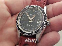 1960s Vintage Rare Nivada Gretchen Antarctic GMT Diver Automatic Watch