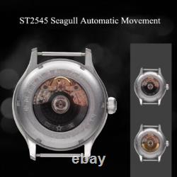 1963 GMT Dual Time Zone With Seagull ST2545 Movement Calendar Military Watch