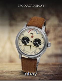 1963 GMT Dual Time Zone With Seagull ST2545 Movement Calendar Military Watch