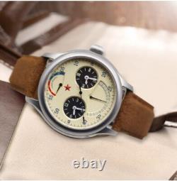 1963 GMT Dual Time Zone With Seagull ST2545 Movement Calendar Military Watch