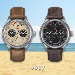 1963 GMT Dual Time Zone With Seagull ST2545 Movement Calendar Military Watch