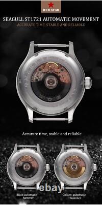 1963 GMT Dual Time Zone With Seagull ST2545 Movement Calendar Military Watch