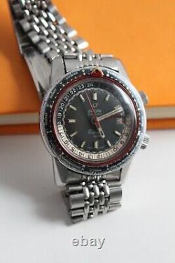 1969 Enicar Sherpa Guide 600 GMT Worldtime