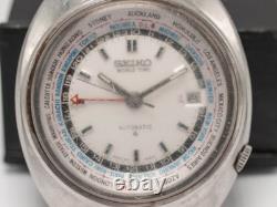 1971 Seiko 6117-6400 Men's 41mm Automatic SS World Time GMT Watch