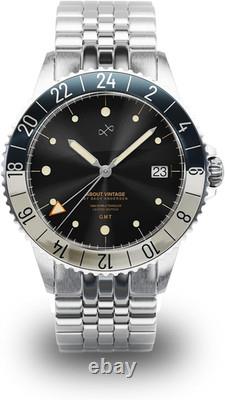 1982 GMT World Traveler Watch for Men Steel Mens Watch 316L Stainless Steel