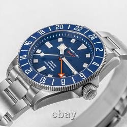 1PC SEESTERN S462. E Titaniumn GMT Professional Diver Limited Edition Mens Watch