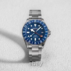 1PC SEESTERN S462. E Titaniumn GMT Professional Diver Limited Edition Mens Watch