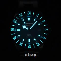 1PC SEESTERN S462. E Titaniumn GMT Professional Diver Limited Edition Mens Watch