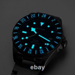 1PC SEESTERN S462. E Titaniumn GMT Professional Diver Limited Edition Mens Watch