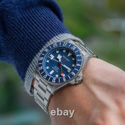 1PC SEESTERN S462. E Titaniumn GMT Professional Diver Limited Edition Mens Watch