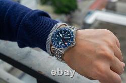 1PC SEESTERN S462. E Titaniumn GMT Professional Diver Limited Edition Mens Watch