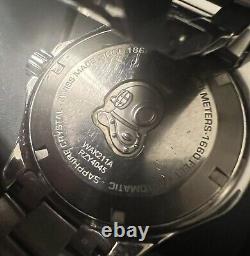 2021 Tag Heuer Aquaracer Calibre 7 GMT Mens Automatic Watch Exc. Cond. WAK211A