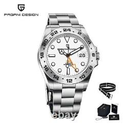 2023 New 40MM PAGANI DESIGN NH34 Men's GMT Automatic Mechanical Watches