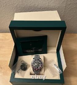 2023 Rolex GMT Master II Pepsi 126710BLRO 40mm Bezel Jubilee Box & Papers