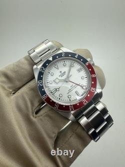 2025 JUL NEW Tudor Black Bay GMT Steel Opaline White Dial Pepsi 79830RB-0010 B+P