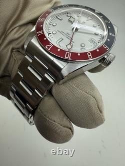 2025 JUL NEW Tudor Black Bay GMT Steel Opaline White Dial Pepsi 79830RB-0010 B+P