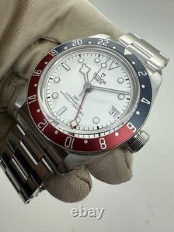 2025 JUL NEW Tudor Black Bay GMT Steel Opaline White Dial Pepsi 79830RB-0010 B+P