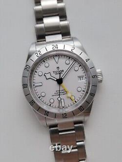 2025 Tudor Black Bay Pro Steel GMT White Opaline Dial 39mm M79470-0004 Complete