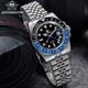 40MM ADDIESDIVE Mens GMT Quartz Watch Luxury 200M Waterproof Stainless Diver NEW