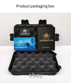 40MM ADDIESDIVE Mens GMT Quartz Watch Luxury 200M Waterproof Stainless Diver NEW