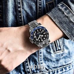 40MM PAGANI DESIGN GMT Automatic Watch Men Luxury Waterproof Stainless Steel NEW