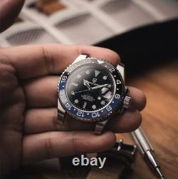 40MM PAGANI DESIGN GMT Automatic Watch Men Luxury Waterproof Stainless Steel NEW