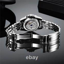 40MM PAGANI DESIGN GMT Automatic Watch Men Luxury Waterproof Stainless Steel NEW