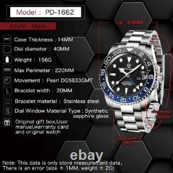 40MM PAGANI DESIGN GMT Automatic Watch Men Luxury Waterproof Stainless Steel NEW 40MM PAGANI DESIGN GMT Automatic Watch Men Luxury Waterproof Stainless Steel NEW