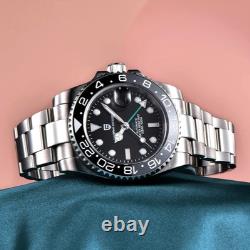 40MM PAGANI DESIGN GMT Automatic Watch Men Luxury Waterproof Stainless Steel NEW