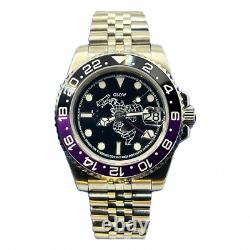 40mm Joker Style NH34 GMT Worldtimer Watch