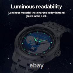 41mm Men's Automatic GMT Watch Waterproof, Luminous, Sub Dial 6202