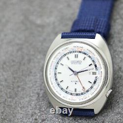 70's Seiko World Time GMT Automatic Movement 6117-6419 Japan Made Watch