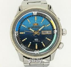 70s ORIENT KG King Diver Automatic Day Date Inner bezel serviced, running