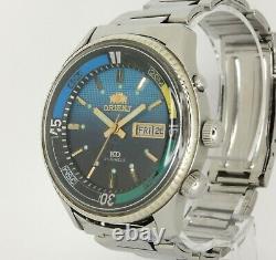 70s ORIENT KG King Diver Automatic Day Date Inner bezel serviced, running