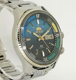 70s ORIENT KG King Diver Automatic Day Date Inner bezel serviced, running