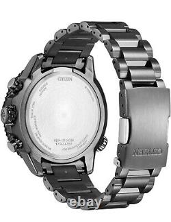 $750 Citizen Promaster Navihawk AT8227-56X 48mm Grey Stainless Steel Men's Watch