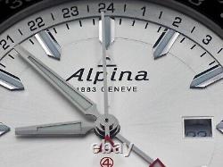 ALPINA GMT AL-550S5AQ6B Alpiner 4 Antimagnetic Automatic S. S. GMT Watch