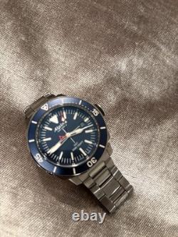 ALPINA Seastrong AL247X4TV6 Diver GMT 300M 1000FT Watch Wristwatch