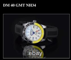 ARAGON A206YEL Divemaster 40mm GMT NH34 Men's Watch