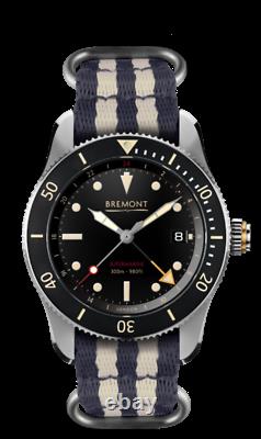 AUTHORIZED DEALER Bremont S302 Supermarine Nato Strap Black Dial Automatic Watch