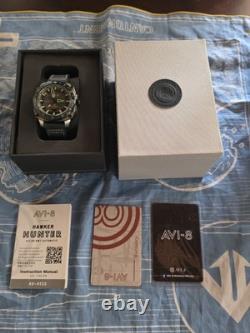 AVI-8 HAWKER HUNTER AUTOMATIC GMT Retro Blue