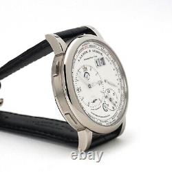A. Lange & Sohne Lange 1 Time Zone 41.9 mm Wristwatch 116.039 White Gold