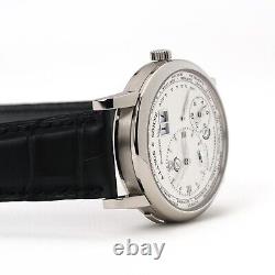 A. Lange & Sohne Lange 1 Time Zone 41.9 mm Wristwatch 116.039 White Gold