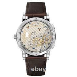 A. Lange & Sohne Lange 1 Time Zone Wristwatch 136.029 White Gold