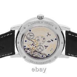 A. Lange & Söhne Lange 1 Timezone Manual Platinum Mens Strap Watch 116.025