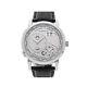 A. Lange & Sohne Lange 1 Timezone Manual Platinum Mens Strap Watch Date 116.025