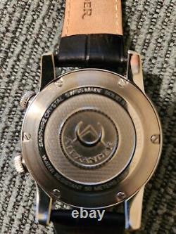 Alexander GMT Swiss Made World Traveler Stainless Steel Men's Watch